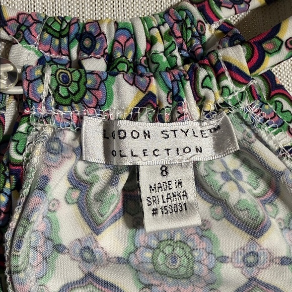 Sara Green and Purple Patterned Maxi Dress - Picture 8 of 9